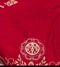 雅鹿高档结婚四件套大红中式刺绣新婚嫁房婚庆床上用品喜子被罩床单笠 喜结连理【手工刺绣-亲肤柔软】 1.8m床单款四件套-200*230cm被套 实拍图