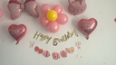 多美忆生日场景布置女孩生日气球儿童道具氛围装饰快乐桌飘装扮粉色套餐 实拍图
