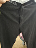 莫代尔秋裤男士保暖裤男生薄款秋裤单裤磨绒棉毛打底裤 黑灰XL 实拍图
