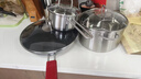 双立人（ZWILLING）锅具套装钛陶瓷覆面蜂窝炒锅不锈钢汤锅蒸笼奶锅切菜刀厨房剪刀锅铲百年经典8件套 实拍图
