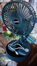 电风扇伸缩折叠小风扇宿舍家用静音充电型办公台式USB桌面宿舍大风力夏台面落地两用折叠电风扇 颜色随机 直插款无档位开关1个装 实拍图