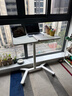 SOFS移动升降桌小型站立式工作台组合高脚办公学习写字书桌床边电脑桌 【基础款】气动升降站立桌 白色 实拍图