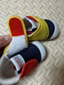 卡特兔宝宝学步鞋春季童鞋儿童鞋软底婴儿鞋男童女童室内机能鞋 黄红蓝-秋冬加绒 20 内长12.5cm 脚长11.5-12.0 实拍图