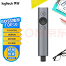 罗技（Logitech）Spotlight 无线演投影笔 远程视频会议翻页笔 非激光笔 放大聚焦液晶屏可显（灰色） 实拍图