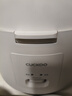 福库（CUCKOO）韩国品牌不粘内胆可分离内盖简单一键操控白色家用商用电饭煲电饭锅 5L  4-5人份 新品 CR-1095CGW 实拍图