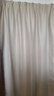 水星家纺窗帘遮光遮阳客厅卧室5A级抗菌挂钩款窗帘150宽*200高cm1片奶油色 实拍图