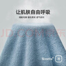 三利浴巾7A抗菌100%纯棉不易掉毛加厚男士女生洗澡专用吸水大浴巾白 实拍图