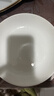 瓷侠客盘子菜盘家用白色骨瓷餐具碟子陶瓷餐盘套装骨碟饺子盘深盘饭盘 8英寸常用菜盘（10个装） 20.6cm 实拍图