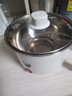 电煮锅电锅电火锅专用锅电炒锅多功能一锅宿舍电煮锅1-2人蒸煮一体 【限时特价】不锈钢内胆不带蒸笼 实拍图