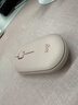 罗技（Logitech）时尚系列 PEBBLE鼠标 无线蓝牙鼠标 办公静音鼠标 女性鼠标对称鼠标 鹅卵石造型 玫瑰粉 实拍图