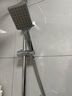 莱尔诗丹淋浴花洒套装 方形喷枪花洒银色 全铜主体龙头增压花洒全套 F816 实拍图