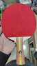 红双喜 二星横直对拍（京仓速发+6球+拍套）乒乓球拍H2横直双拍 实拍图