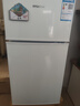 HYUNDAI（韩国现代）小冰箱迷你小型家用冷藏冷冻宿舍出租房办公室双开门二门电冰箱节能省电 80L白【行业热卖+日销过百】 实拍图