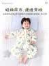 童颜婴儿分腿睡袋中大儿童防踢被子宝宝春秋季连体睡衣白色青蛙  80cm 实拍图