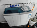 荣事达（Royalstar）半自动洗衣机10KG双缸双筒家用宿舍出租房双桶洗衣机大容量甩干机 以旧换新 白色 RP10030J 实拍图
