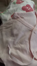 贝瑞加（Babyprints）宝宝上衣2件装纯棉婴儿半背衣A类新生儿护肚系带和尚服 粉59 实拍图