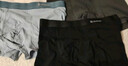 海澜之家（HLA）男士内裤男纯棉10A抗菌四季通用男生平角短裤头冰丝莫代尔内裤衩 10A抗菌新疆棉-黑色/深灰/宝蓝 3条 2XL /180(体重150-170斤) 实拍图