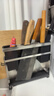 美厨物语厨房置物架304不锈钢刀架刀具收纳架菜刀架刀铲置物架筷筒砧板架 实拍图