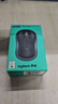 罗技（Logitech）M185鼠标 无线鼠标 办公鼠标 对称鼠标 黑色灰边 带无线2.4G接收器 实拍图