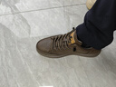 海澜之家HLA男鞋休闲皮鞋子秋冬男士板鞋运动鞋HAAXXM1EBF038 棕色42 实拍图