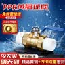 贝傅特 PPR双活接球阀自来水水管连接阀门开关黄铜材质耐温耐高压总阀门ppr20（4分） 实拍图