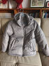 雪中飞25年秋冬新款羽绒服男女短款连帽时尚面包服90绒加厚保暖外套 实拍图