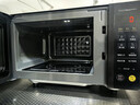 美的（Midea）家用变频微波炉平板式易清洁 800W微波速热 一键智能菜单 钻石背板 微晶面板加热20L（PM20M2） 实拍图