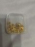 洲足金999金珠黄金小金珠金豆古法金珠DIY配件散珠隔珠路路通转运珠 3mm金珠  合单满 0.16g 包邮 单颗约0.1g 实拍图