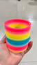COODORA彩虹圈弹簧圈玩具魔力拉环儿童圈圈怀旧玩具生日礼物 1个 实拍图