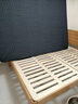 原始原素全实木床现代简约主卧双人床纯实木榫卯大床L701D 【高体-原木色】1.5*2.0m单床 大板床 实拍图
