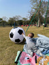 COODORA充气大足球户外草地露营玩具幼儿园巨型皮球儿童男孩生日礼物 实拍图