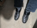意尔康男鞋绑带高帮加绒保暖休闲皮鞋商务休闲男棉鞋97216W 黑色   44 实拍图