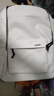 鹏境简约书包男背包初中女双肩包高颜值大容量高中大学生运动电脑包 简约书包-简约白【单包】 实拍图