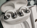 索爱（soaiy）GK55 蓝牙耳机耳夹式开放式真无线不入耳运动跑步降噪耳夹式适用华为荣耀小米 金纱白 实拍图