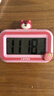 迪士尼（Disney）儿童闹钟 学习计时器智能电子闹钟小学生专用起床神器女孩时间管理器定时器 草莓熊A79046-T2X 实拍图