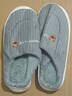 【福利价】小熊小兔棉拖秋冬季情侣保暖学生男拖鞋女居家棉拖鞋 小熊小兔棉拖-灰色 44-45 适合43-44 实拍图