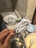 华伦450W大功率打蛋器家用烘焙搅蛋器多功能奶油搅拌器电动打蛋器 米色 实拍图