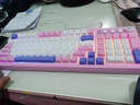 惠普K110真机械手感键盘 有线键盘轻音粉紫发光高颜值女 台式电脑笔记本游戏办公 实拍图