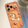 京川旭【新年油画小马】适用苹果17promax手机壳新款iphone17pro全包卡通防摔ip17高级感女挂绳保护套 苹果17Pro Max 天使眼-棕色-油画小马 实拍图