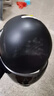 青霄 安全头盔 标准款 新国标 3C认证 抗冲击包裹式防护 电男动女四季车骑通用 黑色防晒镜片 实拍图