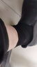 金利来（Goldlion）袜子男纯棉抗菌防臭纯色中筒袜秋冬季吸汗透气耐磨男5双装 【经典纯棉】玄黑5 5双 均码 实拍图
