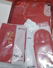 浪莎马年本命年骐骥红女士纯棉秋衣秋裤大红内裤袜子结婚保暖内衣礼盒 实拍图