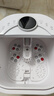 美的（Midea）泡脚桶电动按摩足浴盆加热恒温足疗按摩器洗脚盆熏泡按摩生日送长辈父母女友实用新年礼物ZL206 实拍图