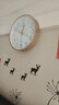 北极星（POLARIS）挂钟客厅家用时钟现代简约静音时钟轻奢时尚免打孔钟表30cm 实拍图