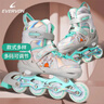 EVERVON轮滑鞋儿童EV088 男女八轮全闪旱冰鞋滑冰鞋附护具 M码 适34-37码 实拍图