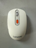 联想（Lenovo）无线蓝牙双模鼠标  便携办公鼠标 人体工程学设计 适用台式机一体机笔记本平板Howard白色 实拍图