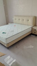 全友家居 头层牛皮床奶油风床头软包靠背卧室家用1.8米双人床政府补贴 实拍图