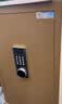 虎牌保险柜家用小型床头保险箱办公财务专用 密码指纹WIFI远程全钢防盗可入墙固定入衣柜保管箱 悦虎T80cm高 咖色（三层） 密码款(密码+钥匙) 实拍图