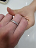 Colaivkloia情侣戒指男女对戒银一对磨砂款可调节婚戒情人节生日礼物送男女友 Tk310情侣一对价（码数备注） 开口可调节 实拍图