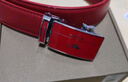 七匹狼红腰带男真牛皮自动扣本命年新年送老公父亲生日礼物马年骐骥红 实拍图